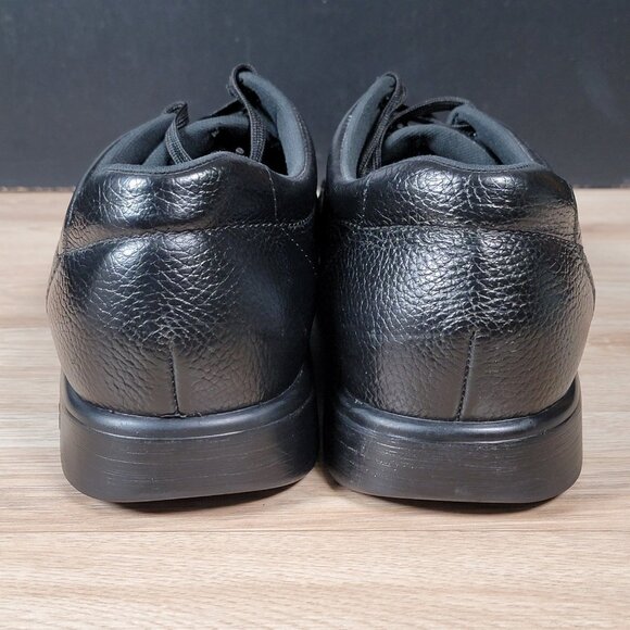 SAS Bout Time Shoes Mens Sz 14 Wide Black Leather Pinch Toe Walking Made in USA - Picture 4 of 7